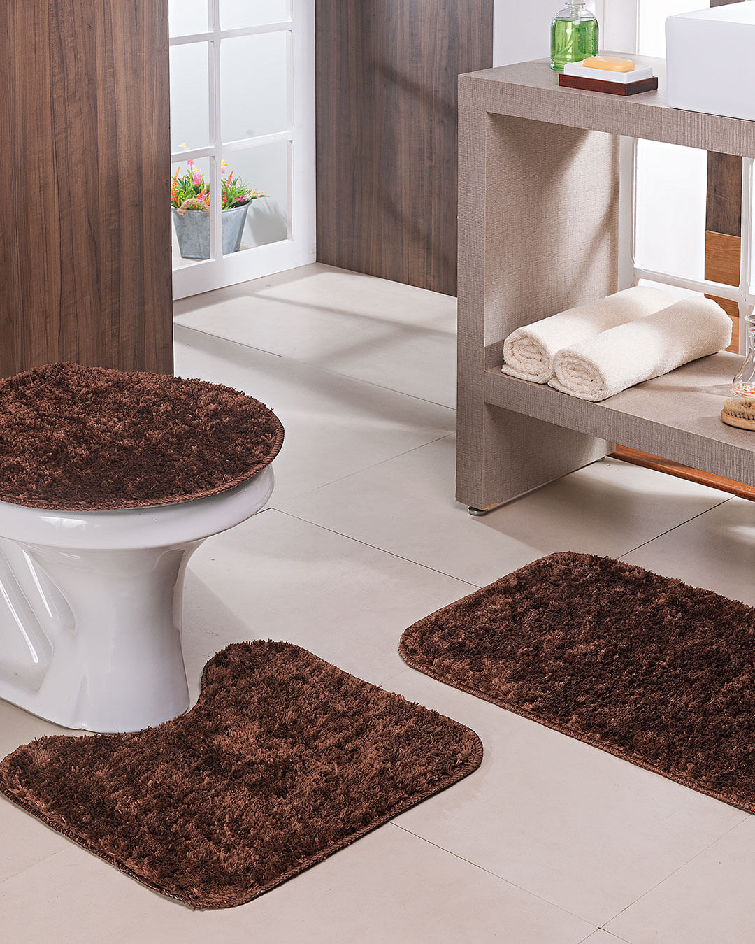 Os melhores materiais para tapetes de banheiro: Guia de compra