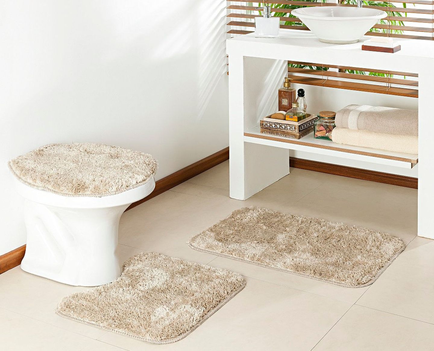 Os melhores materiais para tapetes de banheiro: Guia de compra