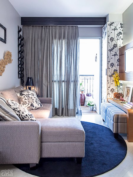 qual tamanho de tapete redondo para sala