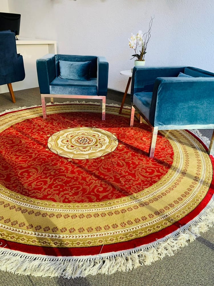 tapete redondo para sala