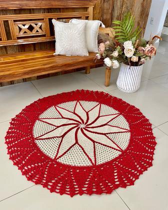 tapete redondo sala decoração