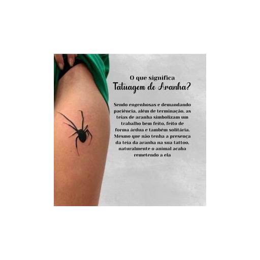 Aranha como Símbolo de Poder Feminino e Criação: A Tatuagem Ideal?