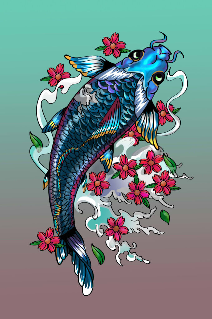 Escolhendo sua Tatuagem de Carpa: O que Cada Detalhe Revela?