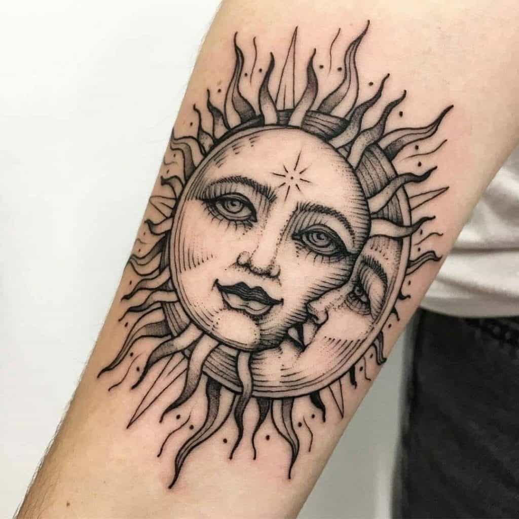 Tatuagem de Sol e Lua: O Guia Completo de Significados