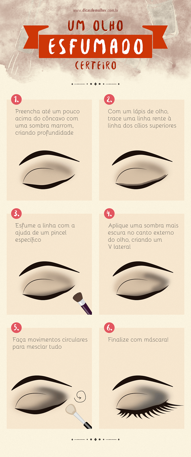 técnica de esfumar olhos