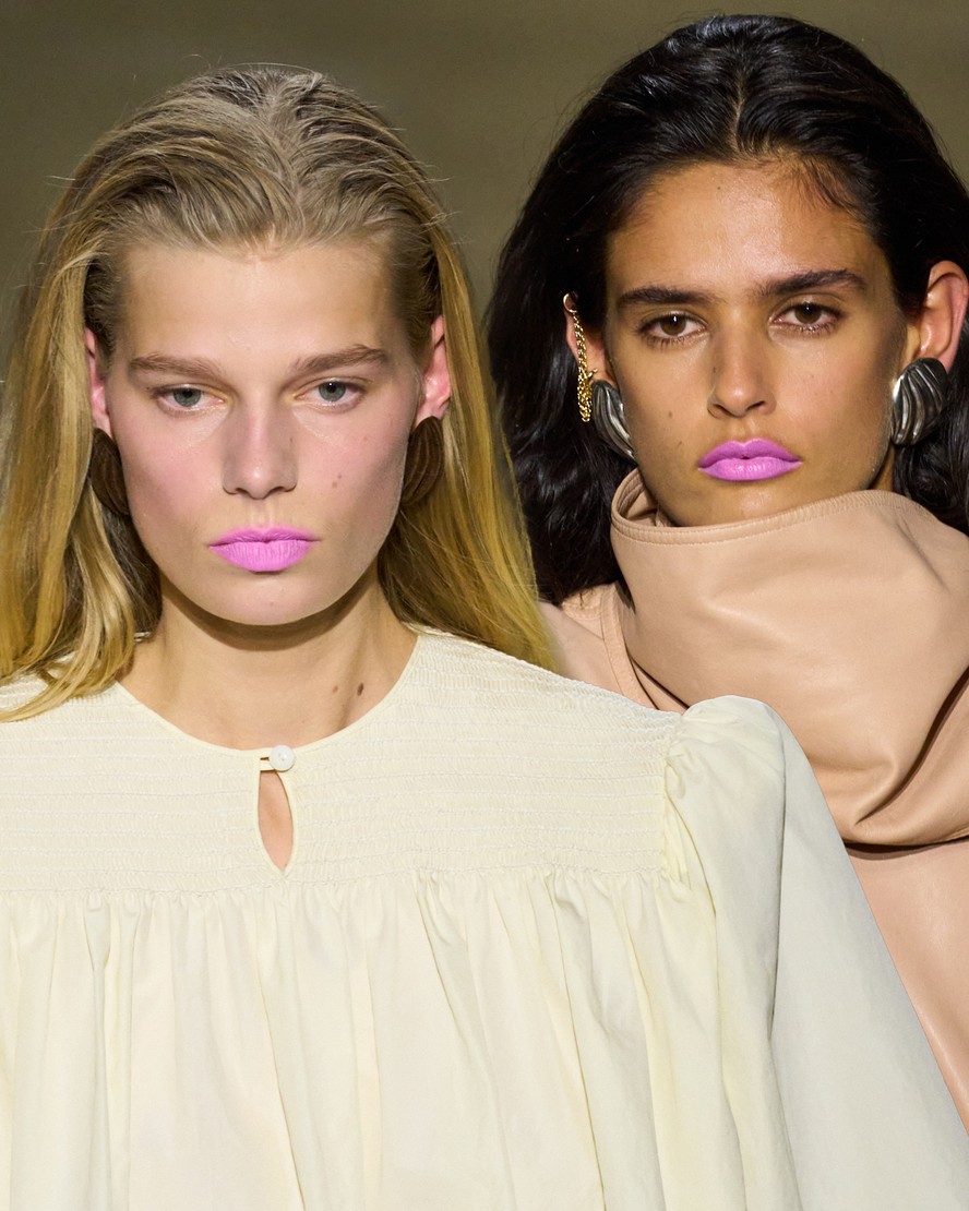 tendência batom rosa 2025