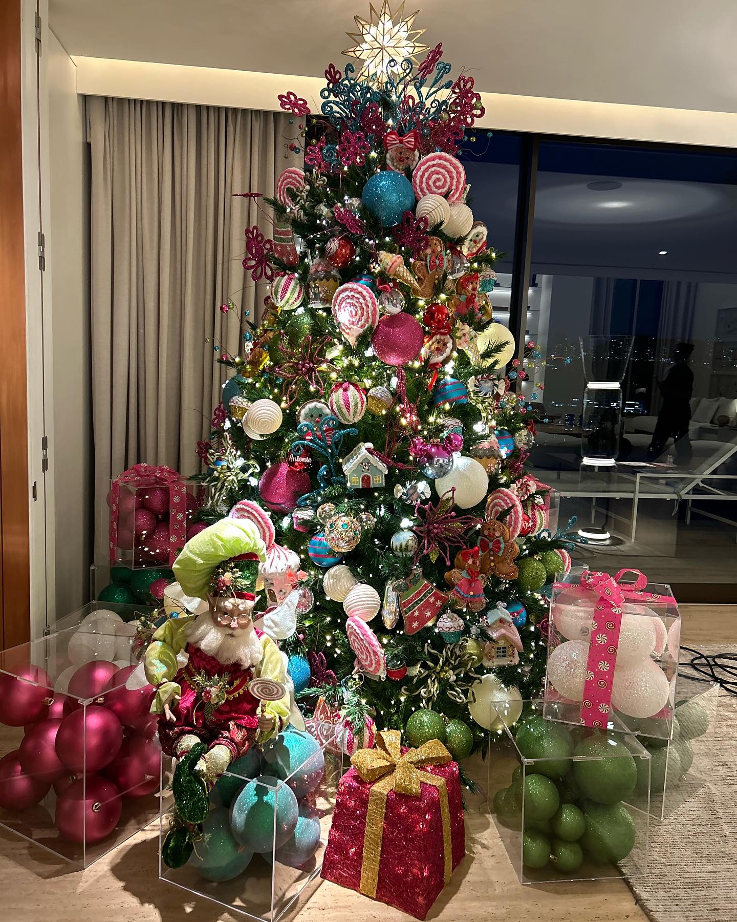 árvore de natal minimalista moderna