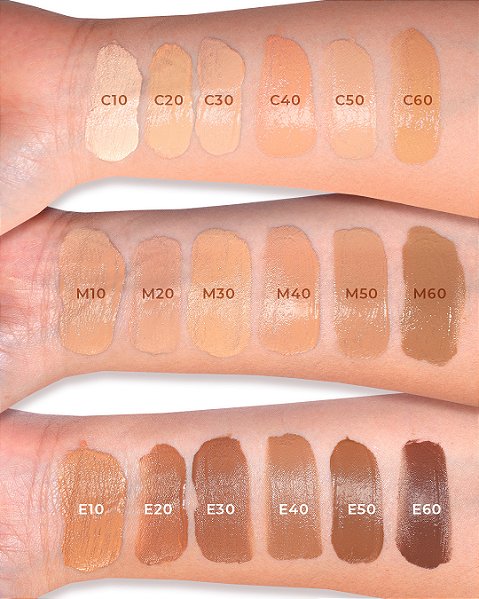 textura aveludada em bases