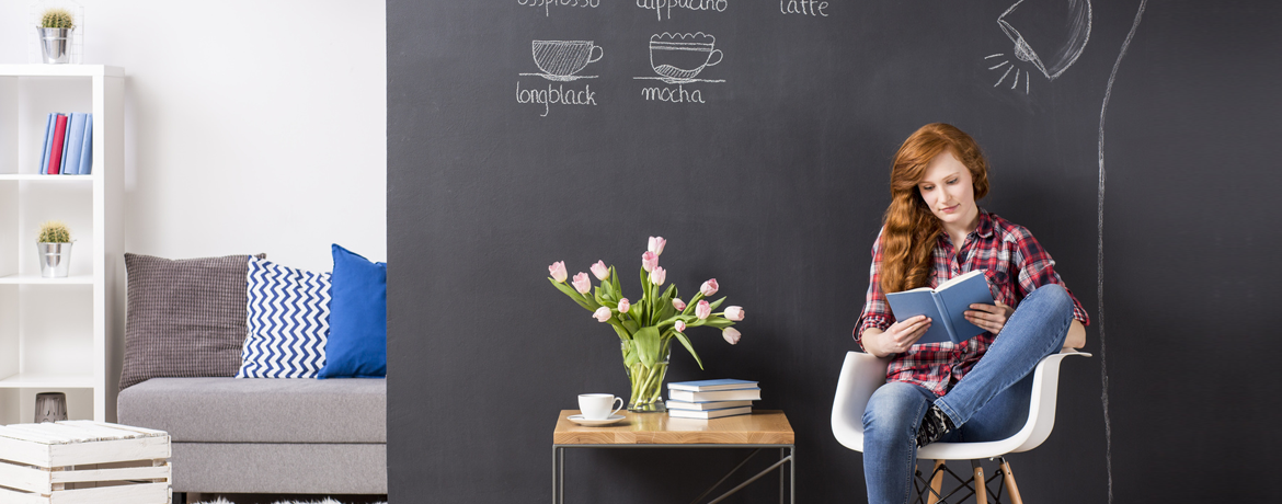 como fazer parede lousa em casa