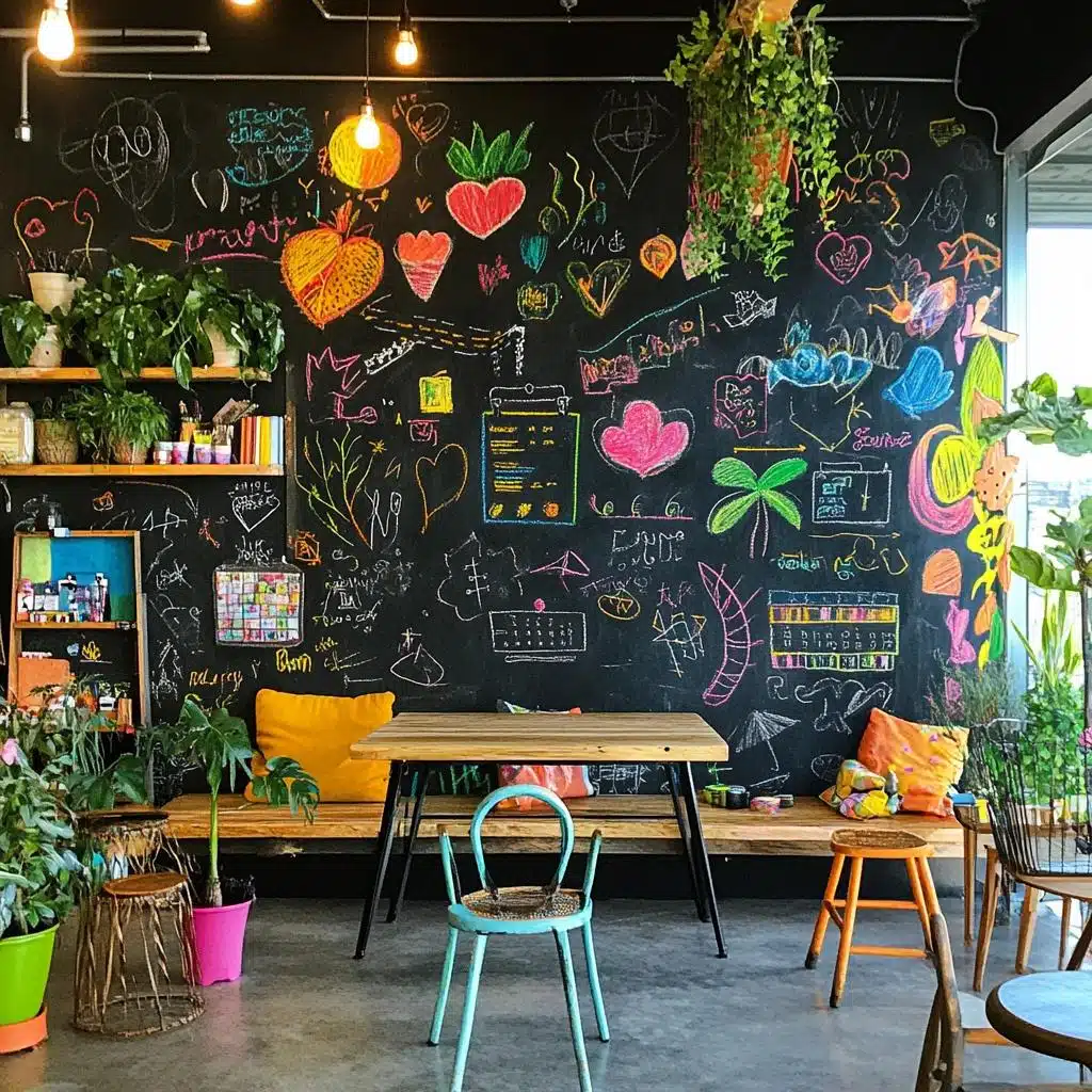 cores de tinta lousa além do preto e verde