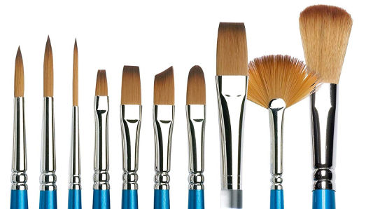 tipos de cerdas de pincel