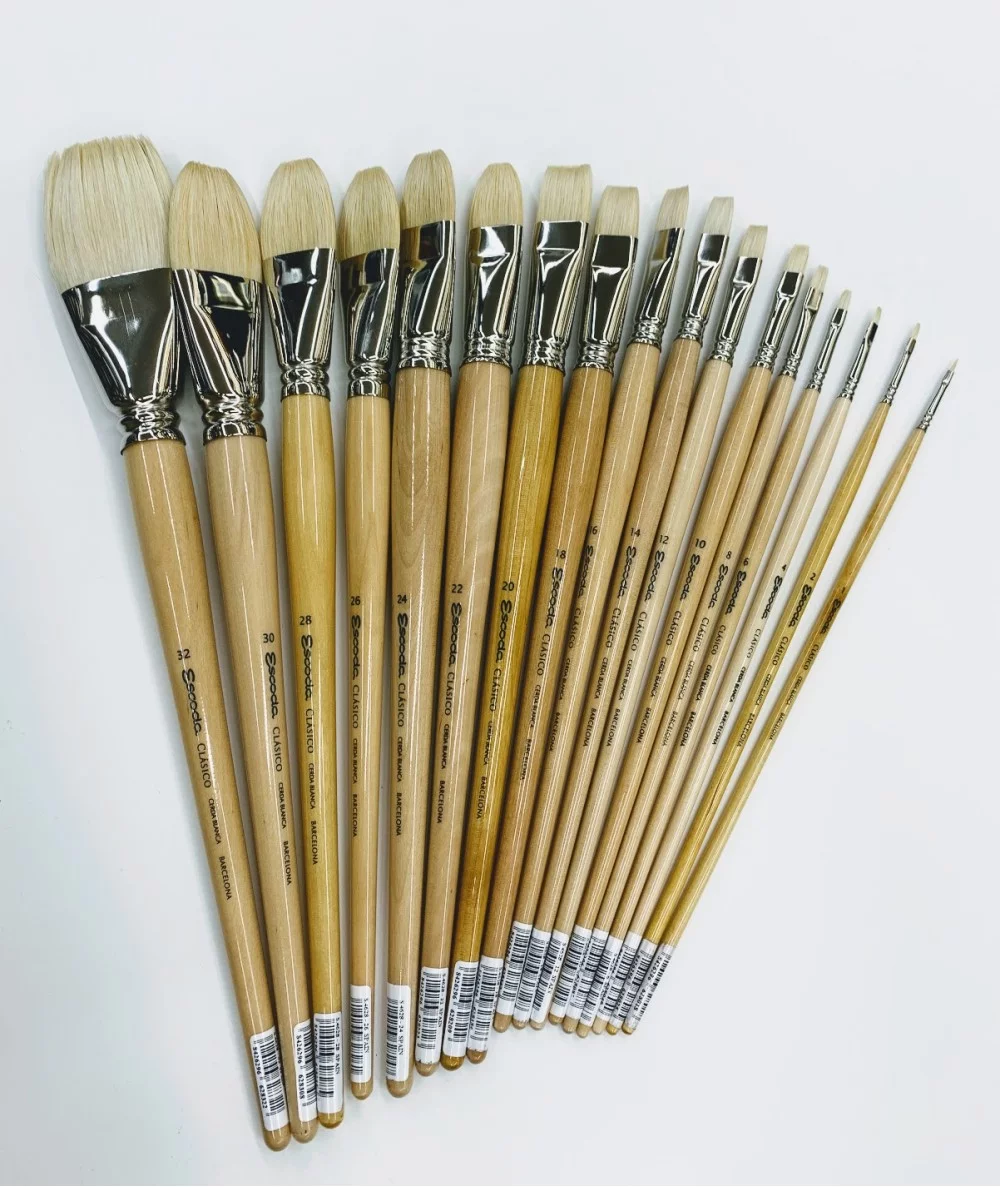 tipos de cerdas de pincel