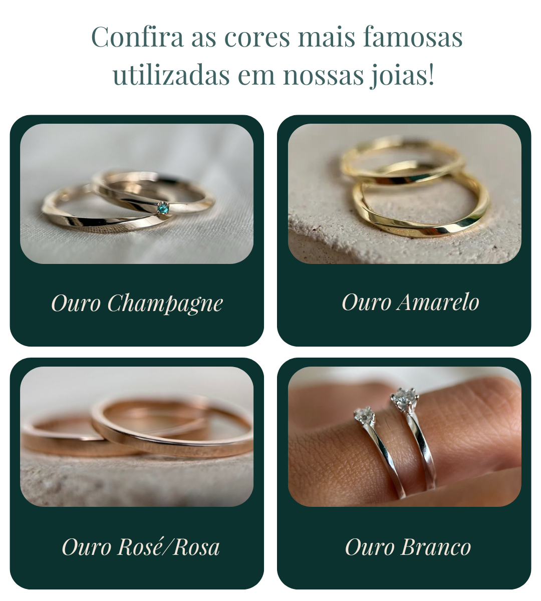 Ouro Branco ou Rosé: Qual Cor de Ouro Combina Mais com Você?