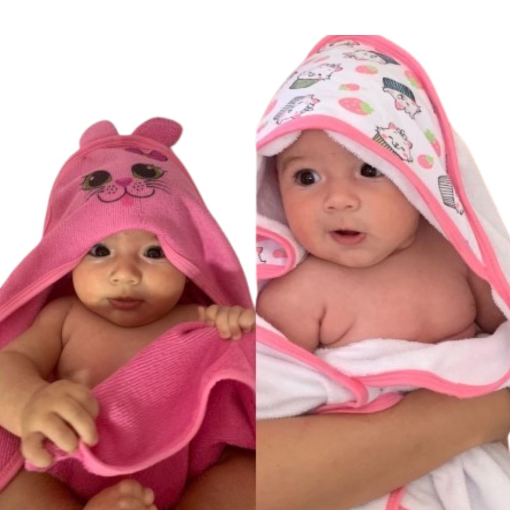 Como escolher o tamanho ideal de toalha para o seu bebê