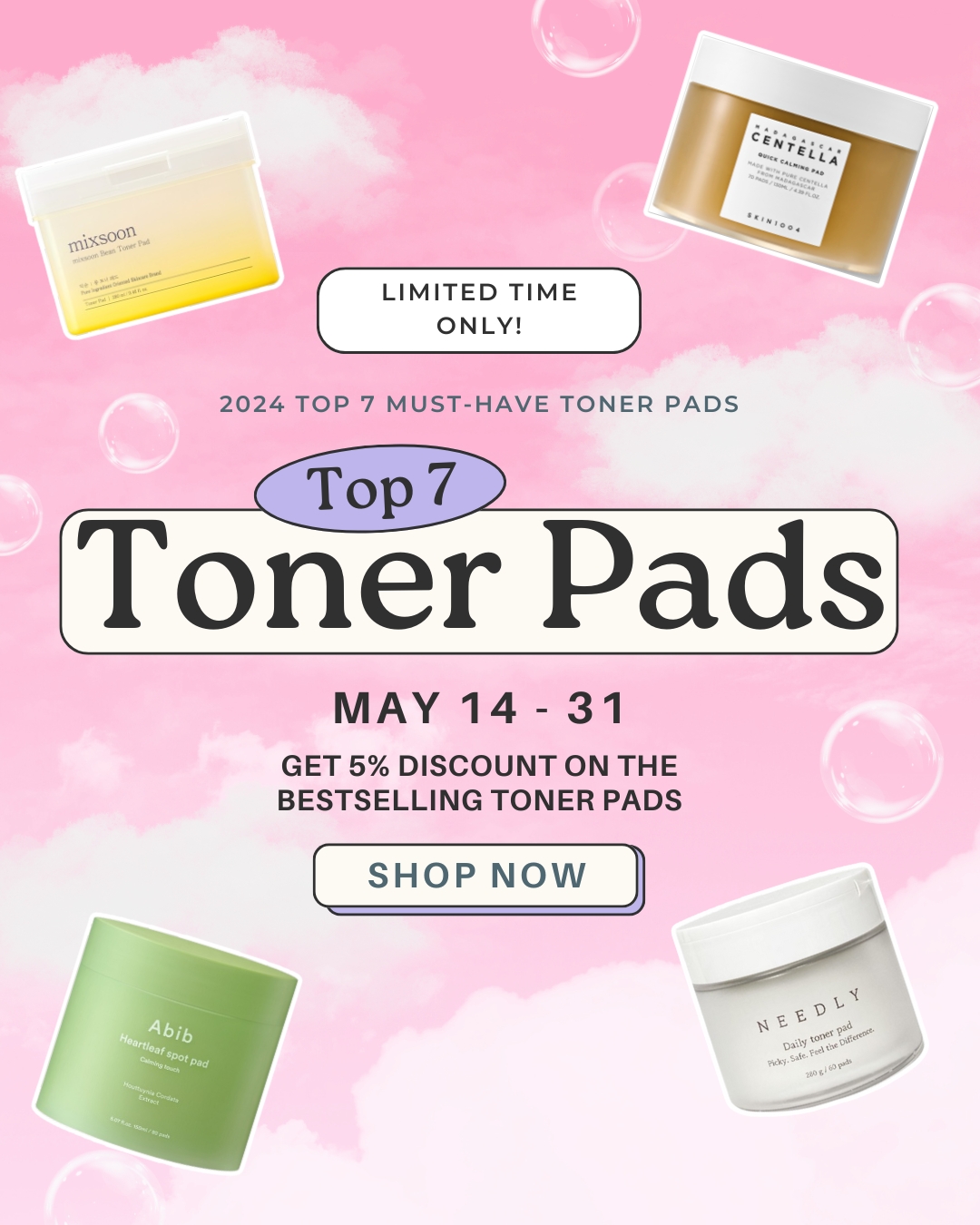 como usar toner pads coreanos para acne