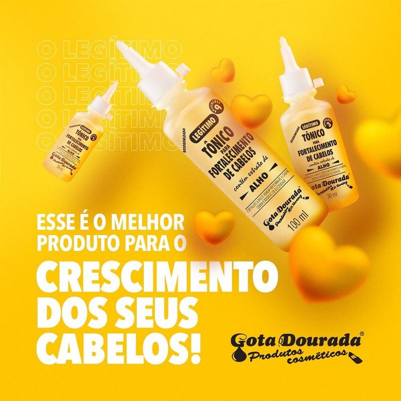 tônico capilar com alho