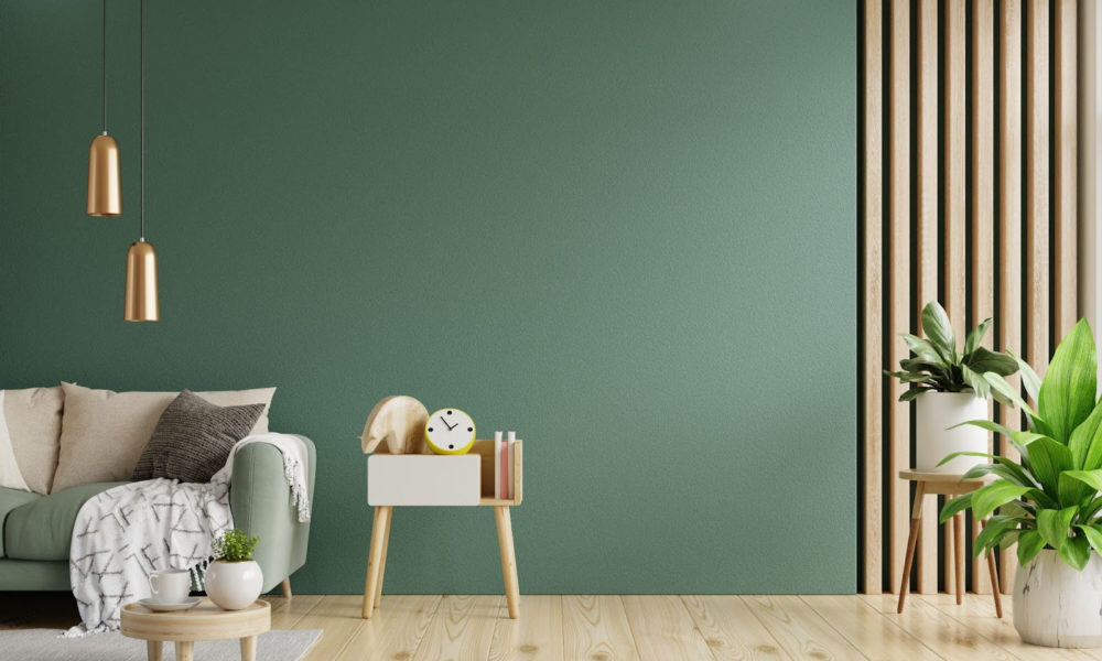 tons de verde para parede