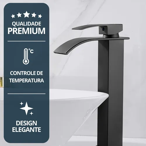 Torneiras Cascata com Vidro: Elegância e Funcionalidade para o Banheiro Moderno