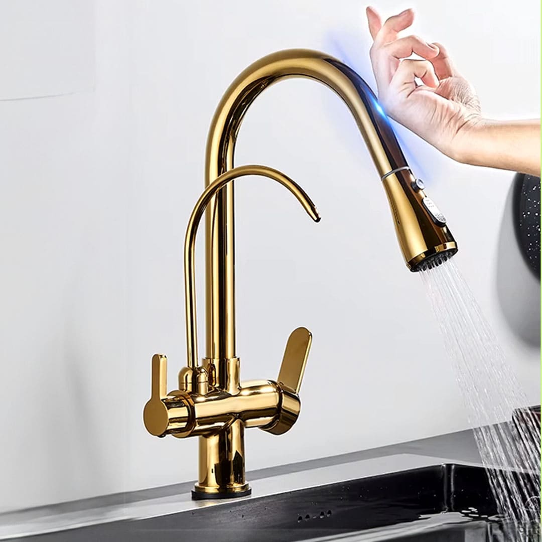 Torneira gourmet extensível