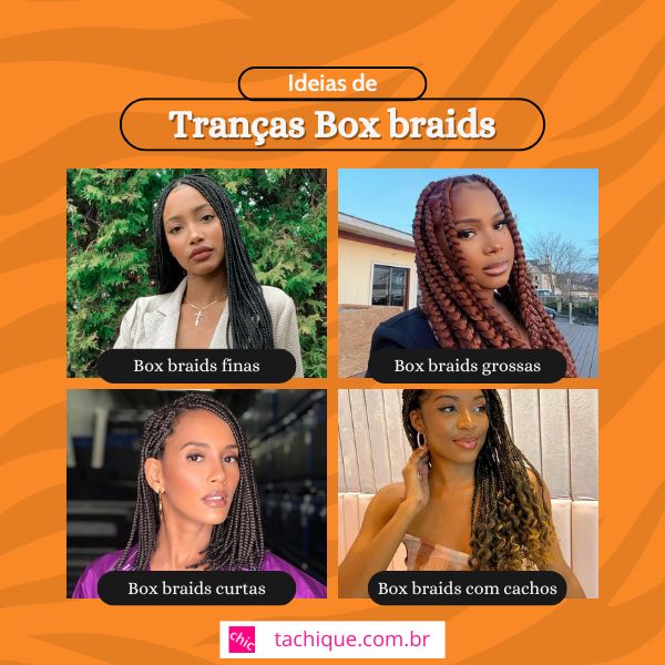 Penteados com Box Braids: 10 Ideias Criativas para o Dia a Dia