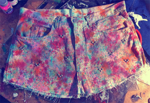 transformar calça jeans em saia