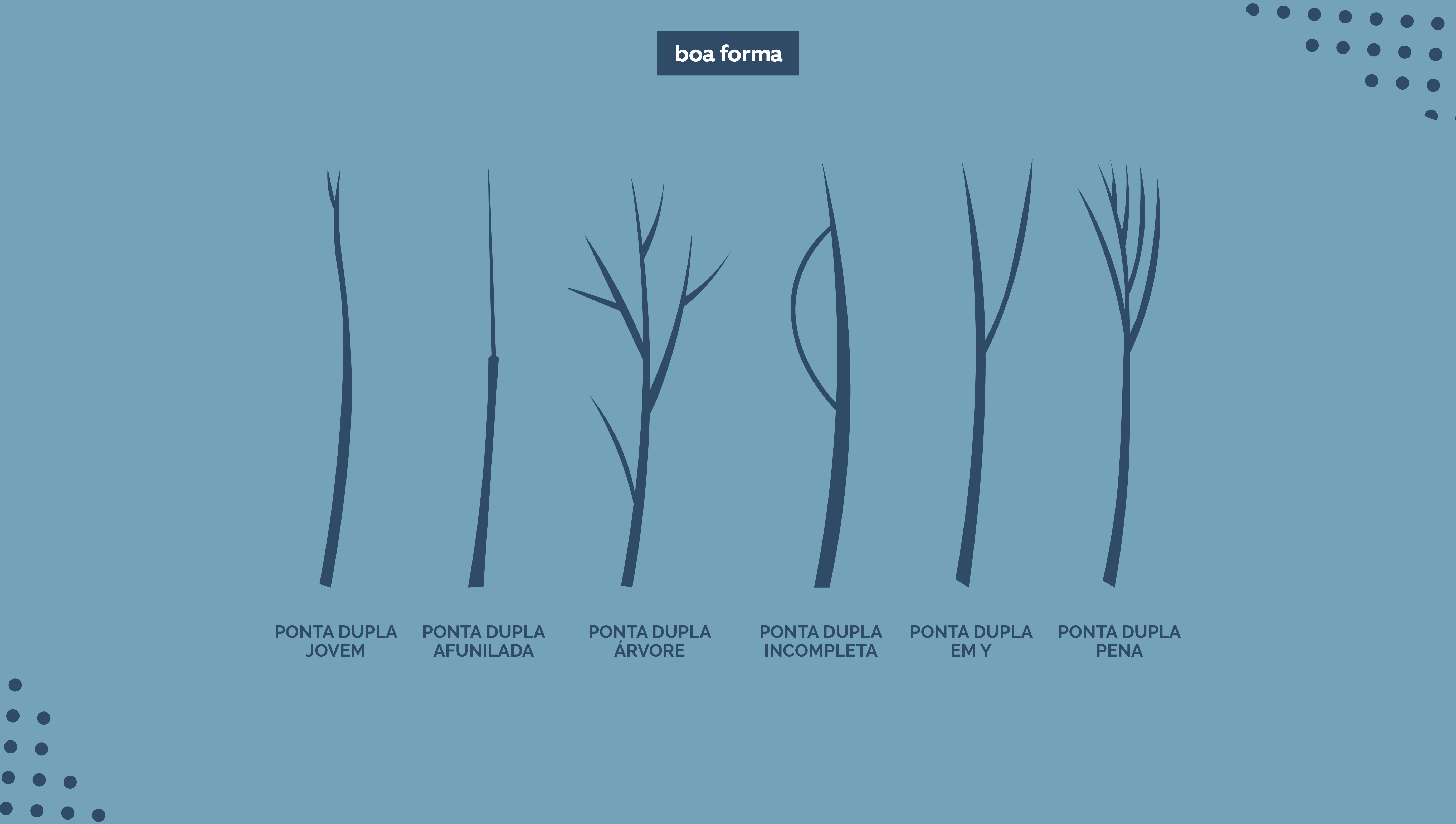 tratamento para pontas duplas