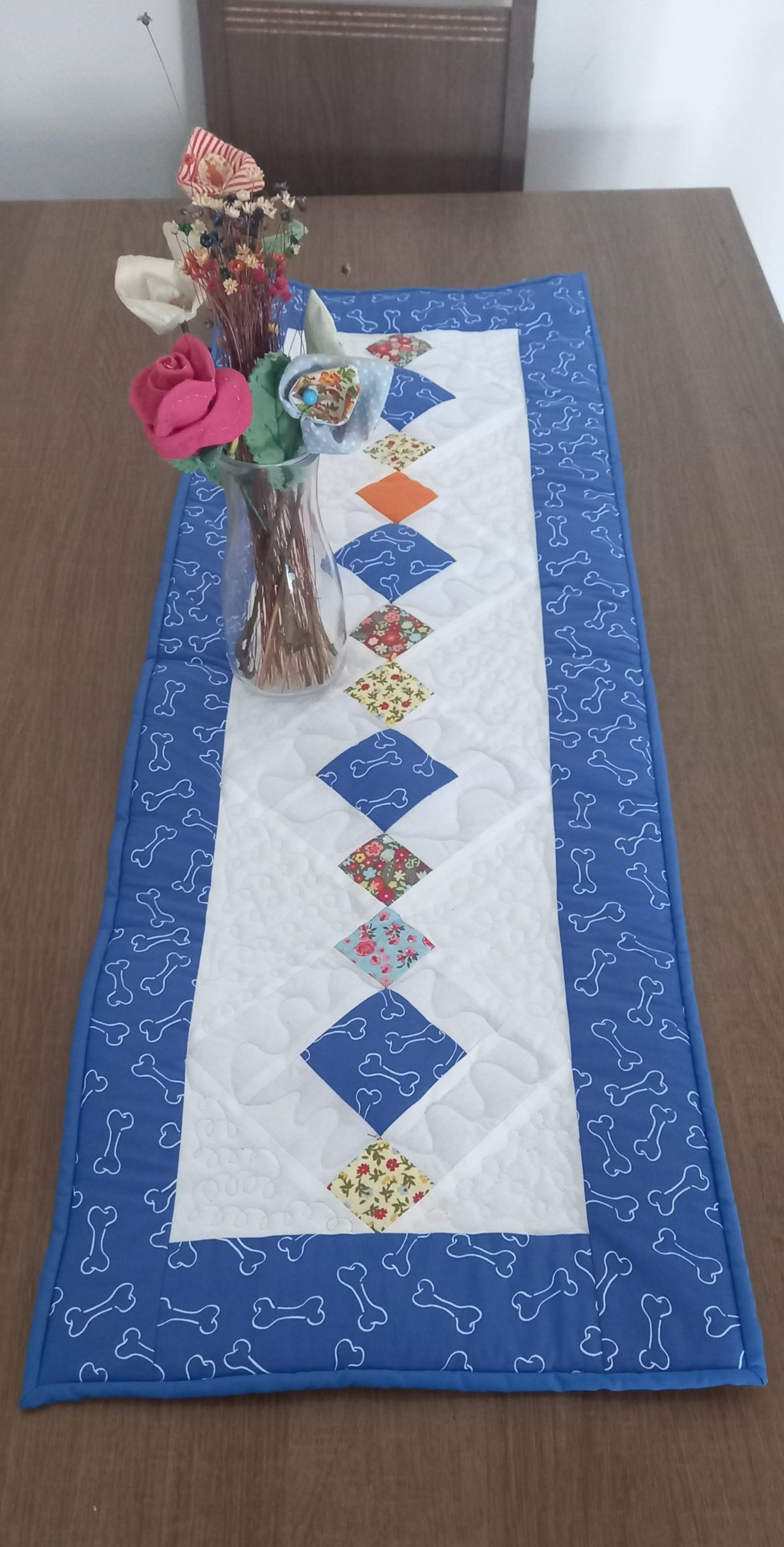 trilho de mesa de patchwork