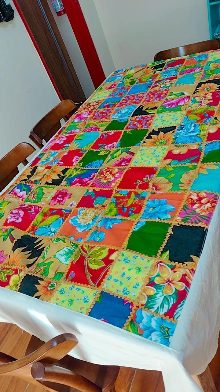 trilho de mesa de patchwork