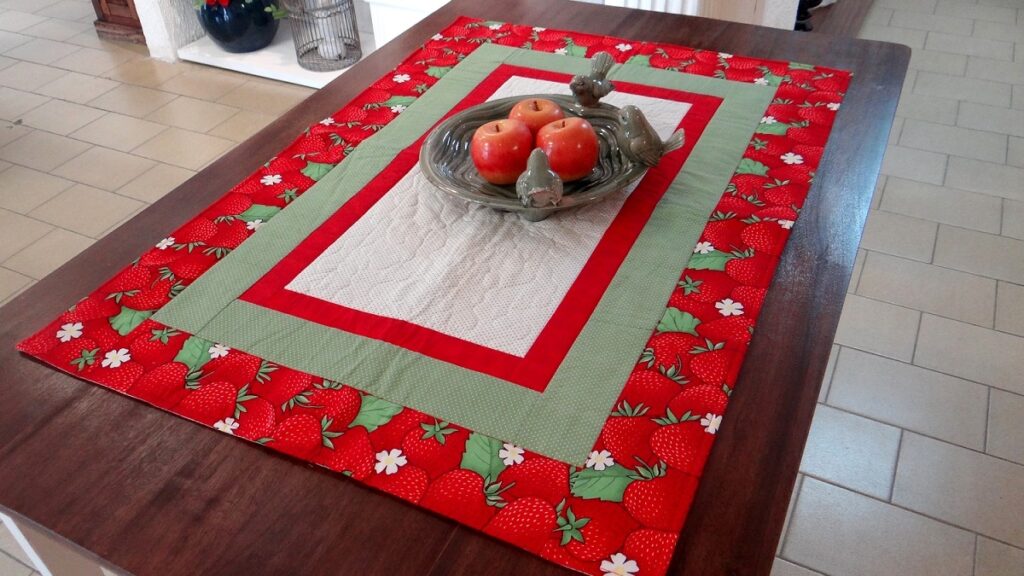 trilho de mesa de patchwork