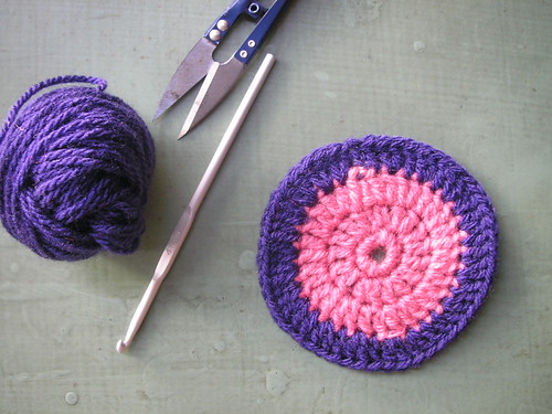 troca de cor no amigurumi