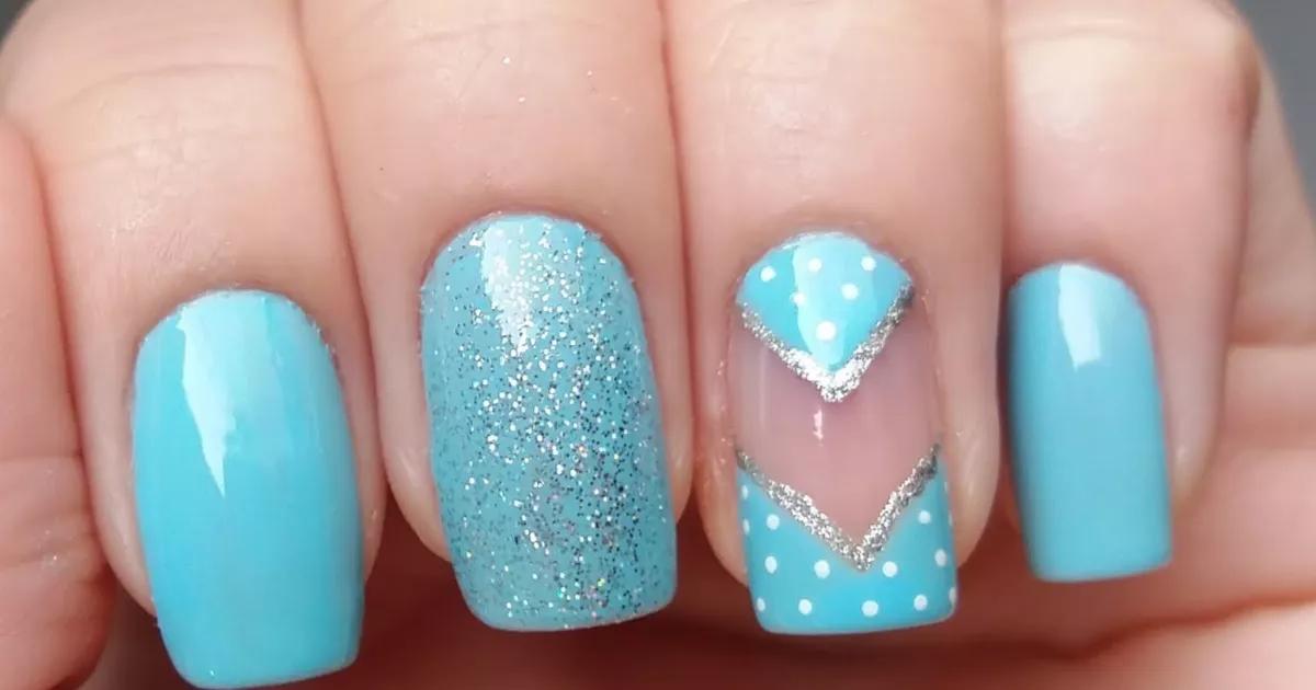 Decoração de unhas: Ideias criativas com azul turquesa