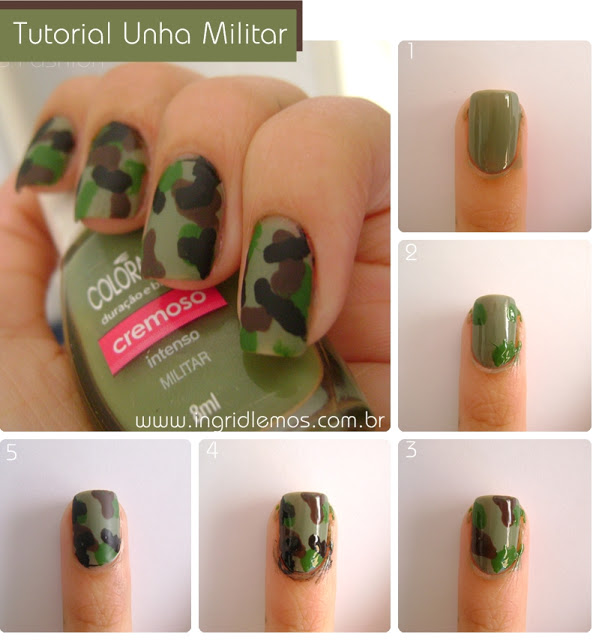Comparativo: Esmalte Brilhante vs. Fosco em Unhas Militares