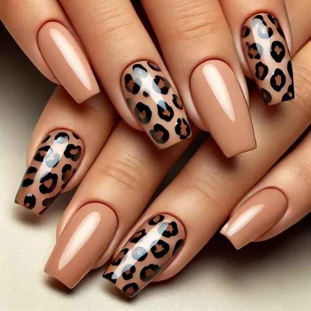 10 ideias de unhas decoradas onça marrom para arrasar