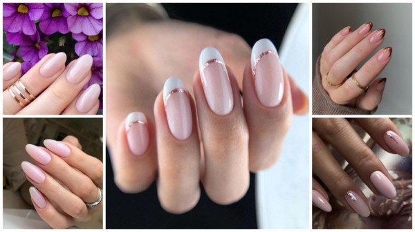 tutorial unha oval francesinha delicada