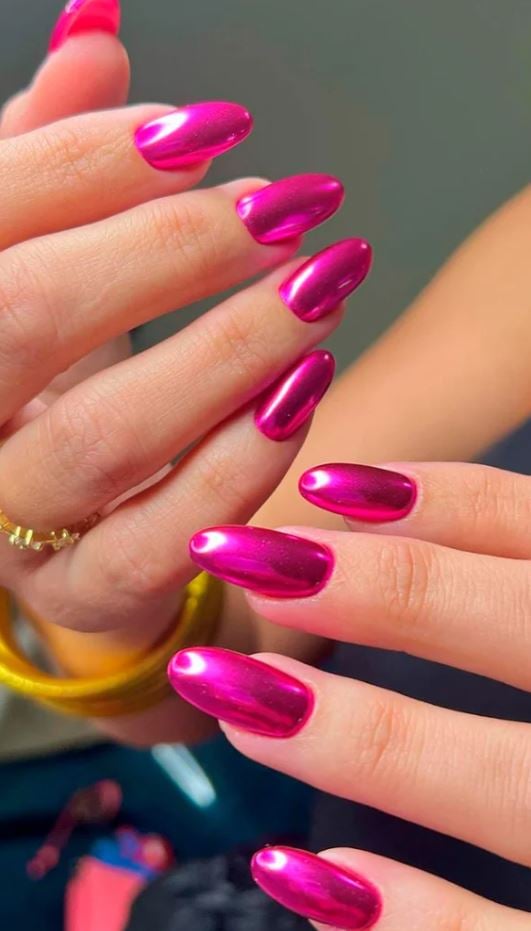 passo a passo unha aura nails rosadas