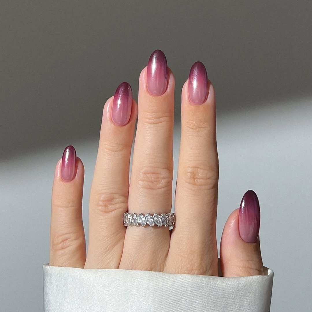 ideias de unhas rosa degradê para arrasar