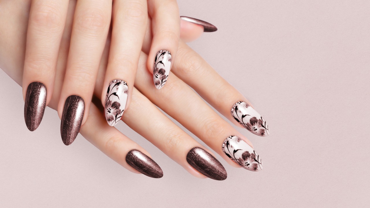 melhores unhas amendoadas inspirações