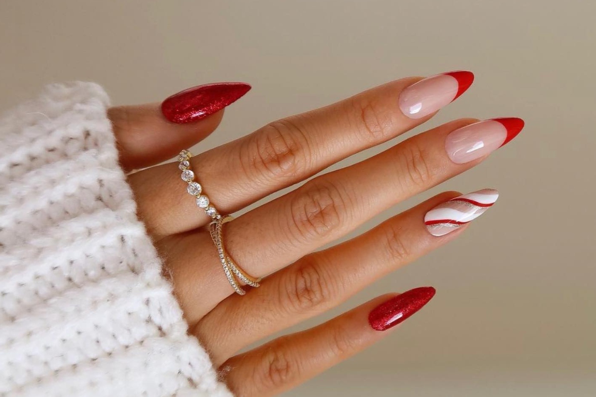 quanto custa fazer unhas decoradas vermelho e branco