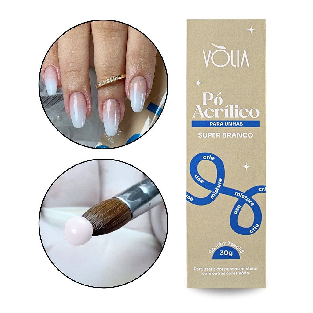 unhas de acrílico