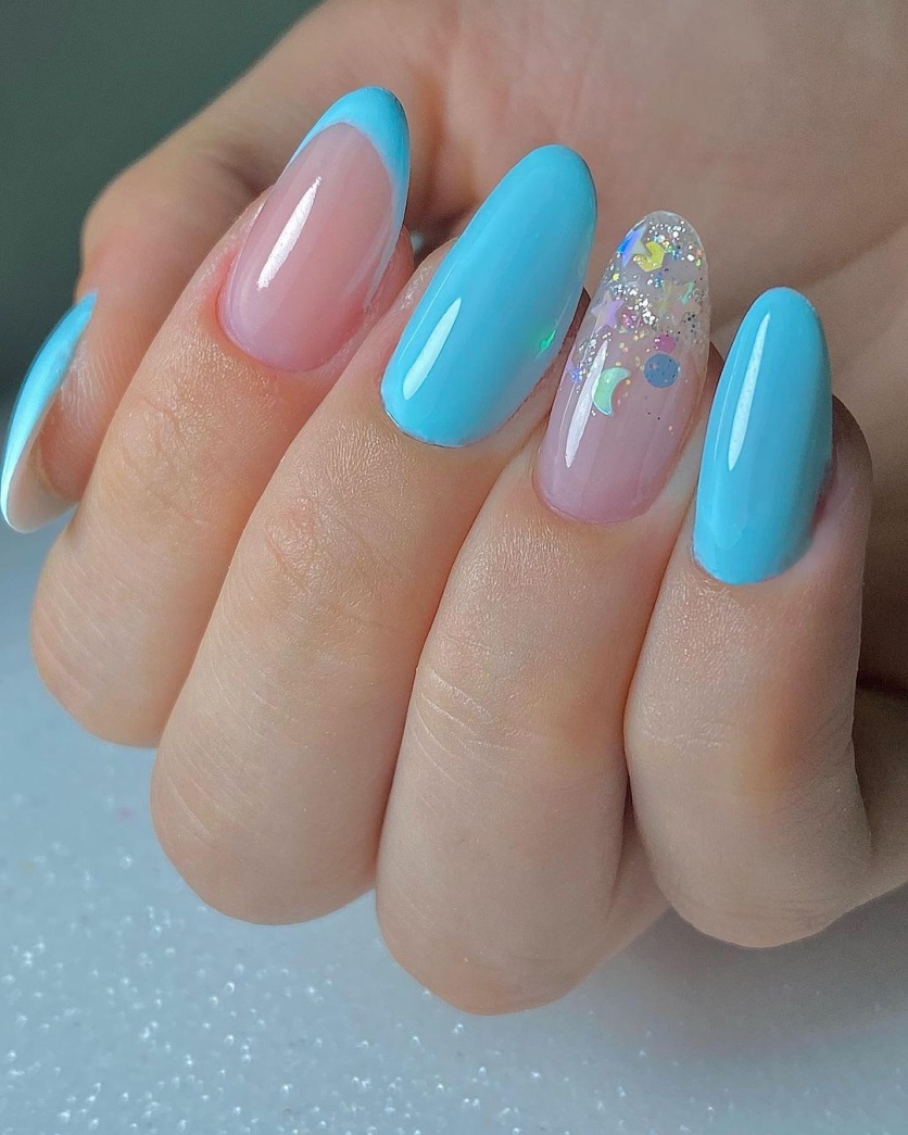 Combinações de cores ousadas com azul turquesa