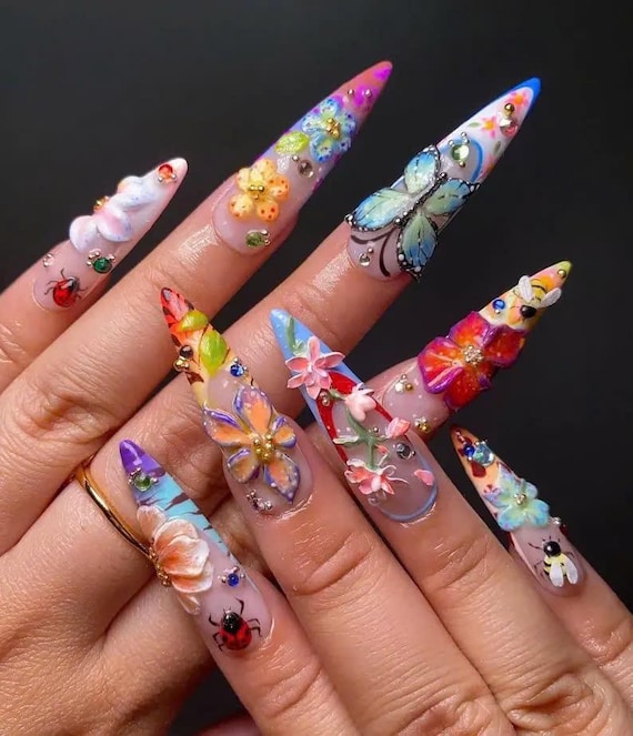 Tendências de Nail Art com Borboletas para 2025 e 2026
