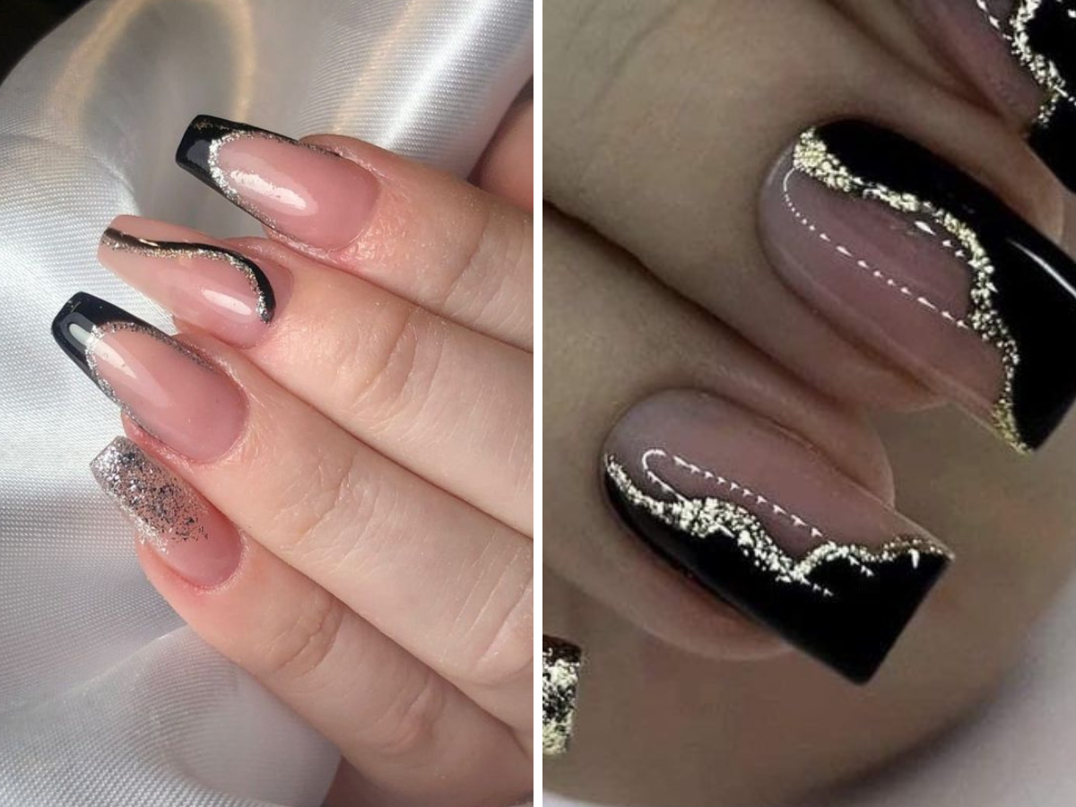 unhas efeito cromado passo a passo