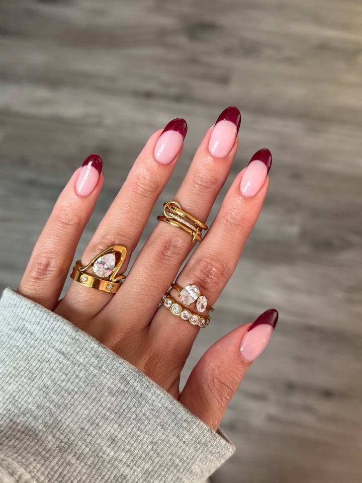 unhas decoradas para o natal