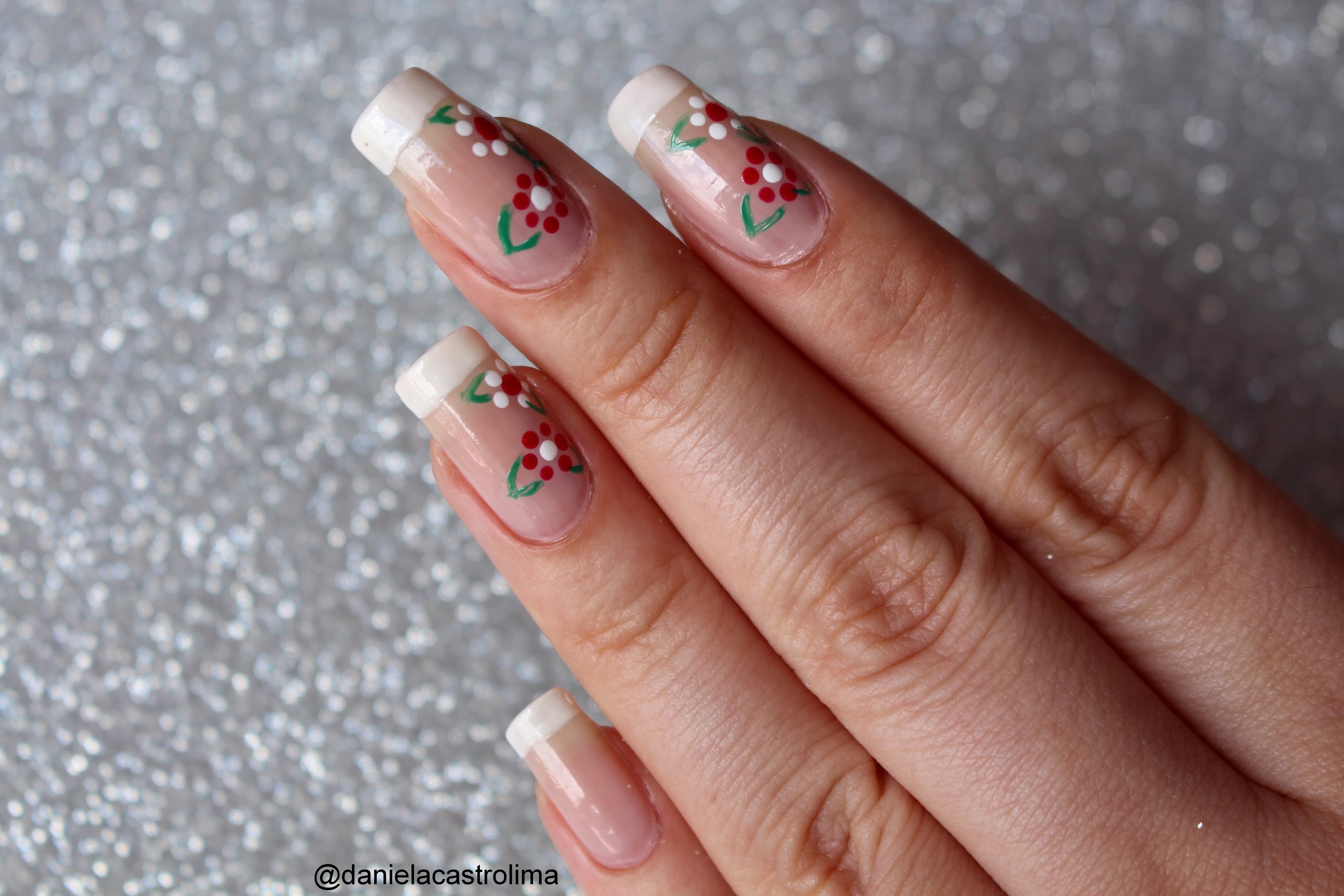unhas decoradas para o natal