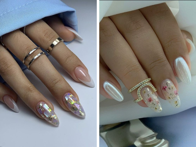 Tendências de Unhas Encapsuladas com Glitter para Arrasar