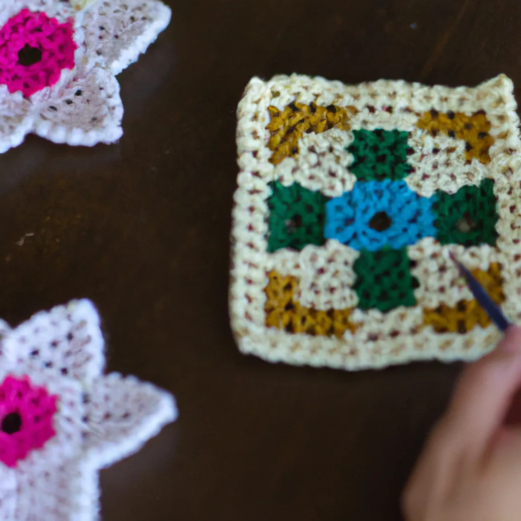 Além do Básico: Técnicas Decorativas para Unir Granny Squares (Flat Braid Join e Mais)