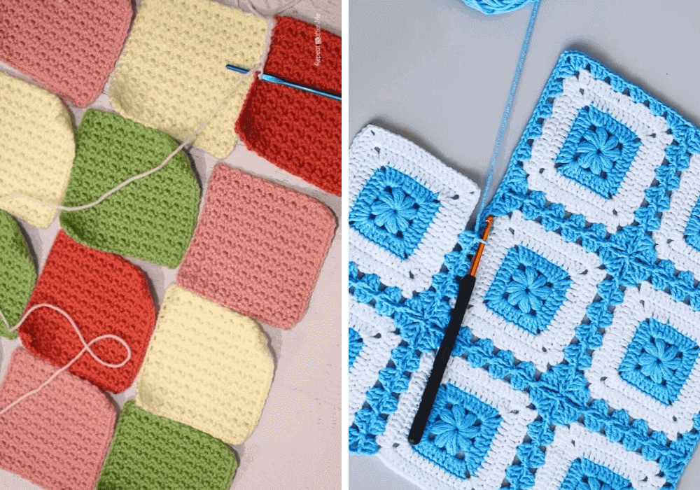 Join-As-You-Go: A Técnica Revolucionária para Unir Squares de Crochê Sem Cortar o Fio