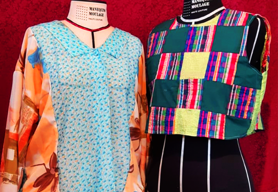 transformar roupas usadas em novas peças