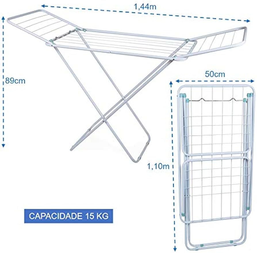 Os 5 melhores varais de chão para otimizar espaço em apartamentos