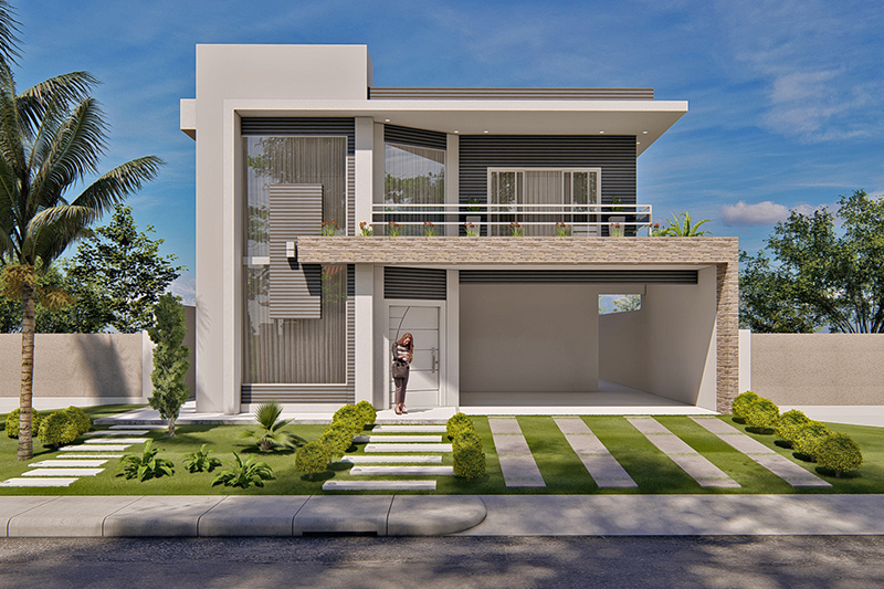 varanda com pe direito duplo